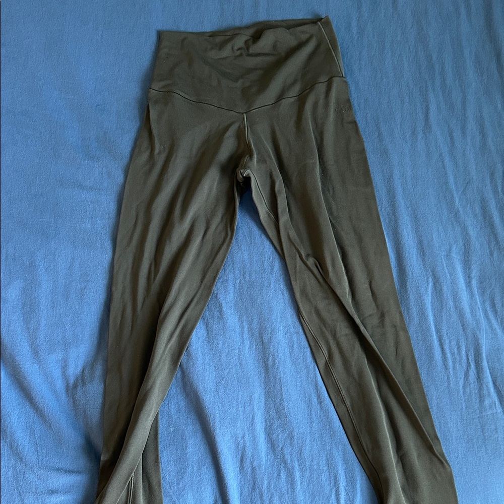 Aerie Dark Olive High-Rise Leggings
